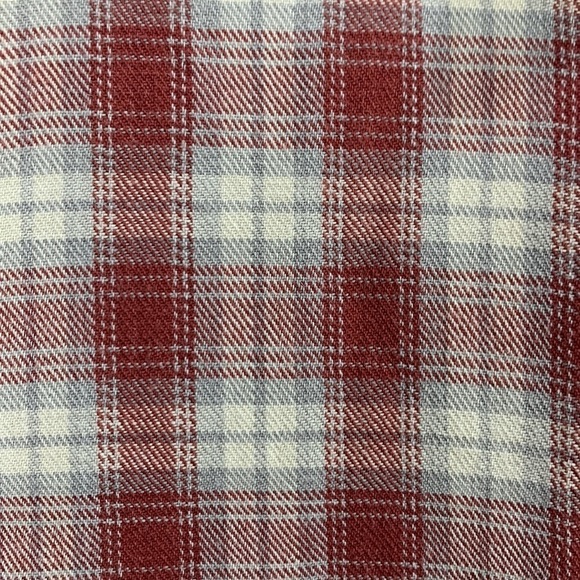 Burnside Mens Plaid Long Sleeve Button Down Shirt - Picture 9 of 9